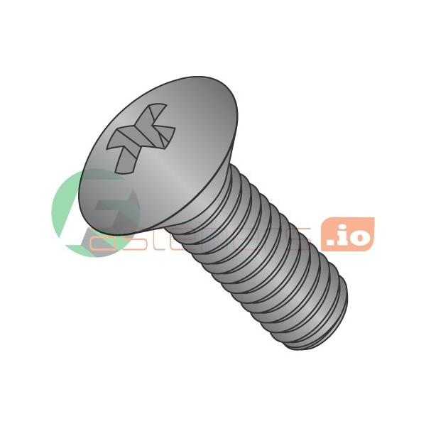 Newport Fasteners #8-32 x 7/8 in Phillips Oval Machine Screw, Zinc Plated Steel, 8000 PK 962165 - main